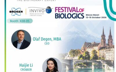 Meet InVivo BioTech Services at the Festival of Biologics 2026 in Basel!