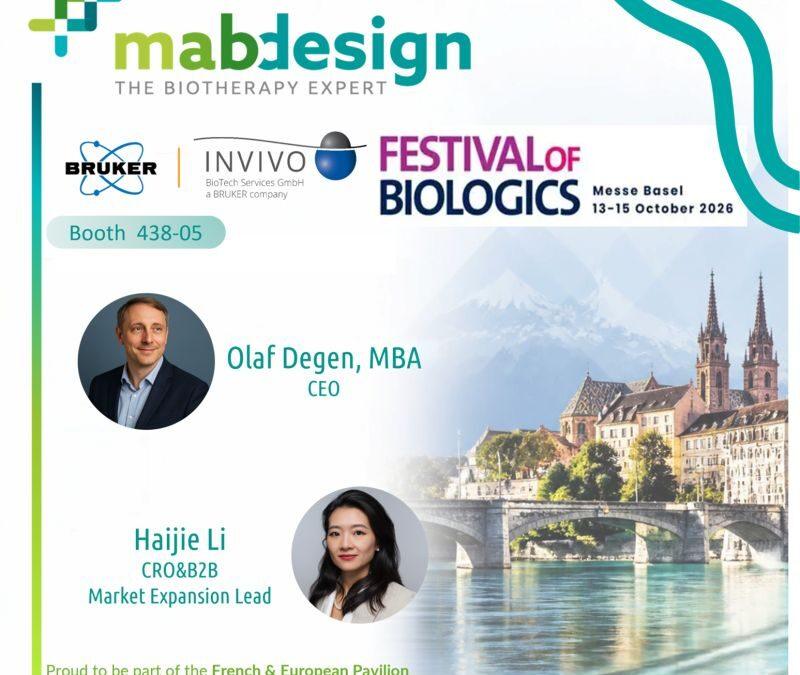 Meet InVivo BioTech Services at the Festival of Biologics 2026 in Basel!